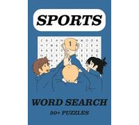 The sports word search: Word searches with easy to read print about sports, foodball,cricket and more | 6*9 inches,55 pages | 50+ puzzles …. Gift for ... and free times by mmt puzzles jacky
