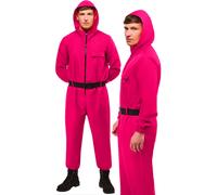 The Squid Giochi Netflix Serie Costume Rosso Boiler Suit Tuta da Lavoro Adul