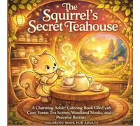 The Squirrel’s Secret Teahouse: A Charming Adult Coloring Book Filled with Forest Tea Scenes and Peaceful Retreats
