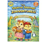 The Squirrel Siblings: Yuna & Yip's ZOOVENTURES: Coloring Book