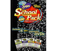 The Standard Deviants - Super School Pack (Algebra 1, Spanish 1, Basic Mat (DVD)