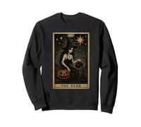 The Star Tarocchi Halloween Sirena Gothic Witch Horror Felpa