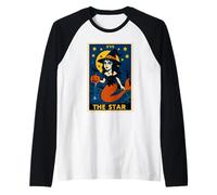The Star Tarocchi Halloween Sirena Gothic Witch Horror Maglia con Maniche Raglan