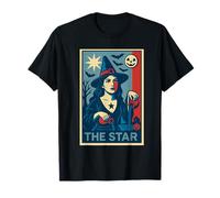 The Star Tarocchi Halloween Sirena Gothic Witch Horror Maglietta