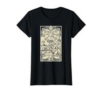 The Star Tarot Card I Fortune Teller I Goth Witchcraft Maglietta, Donna, Nero, L