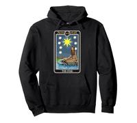 The Star Tarot Card XVII Divination Tee per Unisex Occults Felpa con Cappuccio