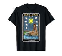 The Star Tarot Card XVII Divination Tee per Unisex Occults Maglietta