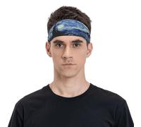 The Starry Night Fasce per capelli per uomo e donna, fascia per capelli per corsa, calcio, palestra accessori