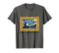The Starry Night Tee Shirts, Cool Vincent Van Gogh Painter Maglietta