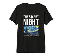 The Starry Night Tee Shirts, Cool Vincent Van Gogh Painter Maglietta Premium