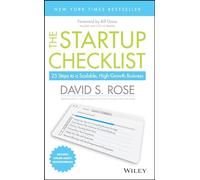 David S. Rose The Startup Checklist (Copertina rigida)