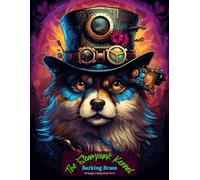 The Steampunk Kennel: Barking Brass Coloring Book Vol 4