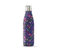 The Steel Bottle - Bottiglia termica in Acciaio Inox, Isolamento sottovuoto a doppia parete, Capacità 500 ml, Chiusura Ermetica, borraccia portatile (ART#5 Cartoon Flowers)