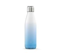 The Steel Bottle - Bottiglia termica in Acciaio Inox, Isolamento sottovuoto a doppia parete, Capacità 500 ml, Chiusura Ermetica, borraccia portatile (Blue Shade)
