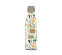The Steel Bottle - Bottiglia termica in Acciaio Inox, Isolamento sottovuoto a doppia parete, Capacità 500 ml, Chiusura Ermetica, borraccia portatile (Animals)