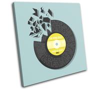 The Stone Roses Adored Record Vinyl Lyrics Song Canvas Wall Art Picture Print