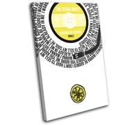 The Stone Roses Adored Record Vinyl Lyrics Song Canvas Wall Art Picture Print