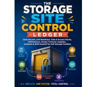 The Storage Site Control Ledger: Daily Rounds, Unit Readiness, Gate & Access Checks, Maintenance, Vacate Turnover, Supplies, Incidents & Shift Handoff for Self-Storage Facilities