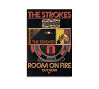 The Strokes - Poster su tela con immagine di "Room on Fire", decorazione artistica da appendere per casa, bar, decorazione artistica da parete per interni, senza cornice, stile 50 x 75 cm