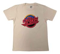 The Strokes T Shirt Rosso Band Logo Nuovo Ufficiale Unisex Natural Size XL