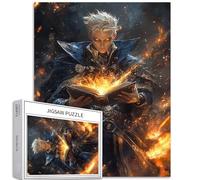 The Strongest Magician - Puzzle da 1000 pezzi per adulti Fantasy Wizard Character Art Jigsaw Puzzle impegnativo per attività familiari giochi colorati fai da te per decorazioni per la casa regali 50 x