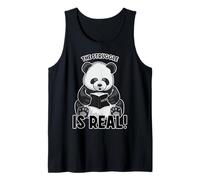 The Struggle Is Real Cute Panda Bear Matematica Libro di Matematica Canotta