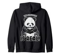 The Struggle Is Real Cute Panda Bear Matematica Libro di Matematica Felpa con Cappuccio