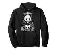 The Struggle Is Real Cute Panda Bear Matematica Libro di Matematica Felpa con Cappuccio