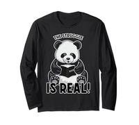 The Struggle Is Real Cute Panda Bear Matematica Libro di Matematica Maglia a Manica
