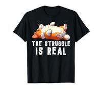 The Struggle Is Real Funny Corgi Welsh Lover Dog Corgi Proprietario Maglietta