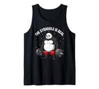The Struggle Is Real Panda Gym Strength Canotta