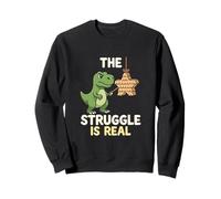 The Struggles Real Dino T-Rex Pignatta Cartoon Animal Felpa