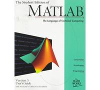 The Student Edition of Matlab: Version 5, User's Guide, the Math Works, Inc.