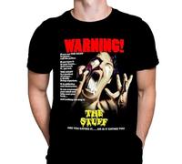 The Stuff - B-Movie Poster Art - T-Shirt Sizes Horror Terror Black S
