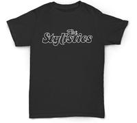 The Stylistics Breaks Soul Retro Funk Temptations t-shirt da uomo casual in cotone unisex, Nero , L