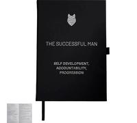 The Successful Man Journal, agenda giornaliera guidata per uomini, quaderno per produttività e responsabilità per disciplina, impostazione degli obiettivi e crescita personale