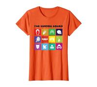 The Suicide Squad Squad Icons Maglietta, Donna, Arancio, XL