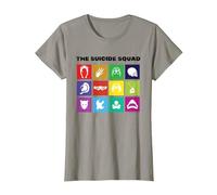 The Suicide Squad Squad Icons Maglietta, Donna, Ardesia, 3XL