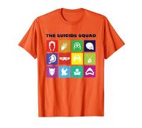 The Suicide Squad Squad Icons Maglietta, Uomo, Arancio, 3XL