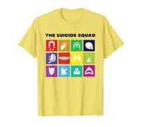 The Suicide Squad Squad Icons Maglietta, Uomo, Limone, 3XL