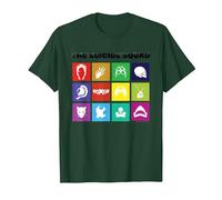 The Suicide Squad Squad Icons Maglietta, Uomo, Verde Foresta, XL