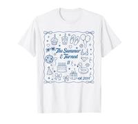 The Summer I Turn 11th Summer Party Seashell Coastal Beach Maglietta