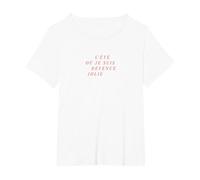 The Summer I Turned Pretty - Paris - Titolo Francese Bianco Maglietta, Donna Plus-Size, Bianco, 3X