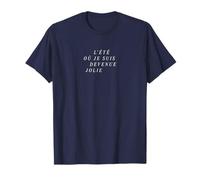 The Summer I Turned Pretty - Titolo francese Navy Maglietta