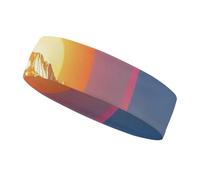 The Sun - Fascia per capelli sportiva per donne e uomini, si adatta a tutte le dimensioni della testa, ultra assorbente e antiscivolo, per corsa, yoga, palestra