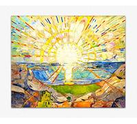 The Sun Poster Da Parete- Edvard Munch Sun Wall Decor Aesthetic Room & Bedroom Decor | Room Decor Minimalist Poster Decorativo Moderno per la casa Stampa Artistica Poster (84cm x 118.9cm (A0))