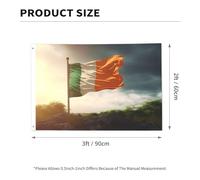 The Sun Shines on the Flag - Bandiera da giardino a doppia faccia, resistente allo sbiadimento, per esterni, con occhielli in metallo, per prato, patio, casa, decorazione per la casa