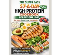 The Super Easy $7-a-Day High-Protein Cookbook for Weight Loss: Easy Low-Carb, Budget-Friendly Recipes with a 30-Day Meal Plan to Burn Fat, Boost Metabolism, and Stay Full Without Overspending