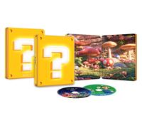 The Super Mario Bros. Movie 4K Ultra HD + Blu-ray + Steelbook Question Block ...