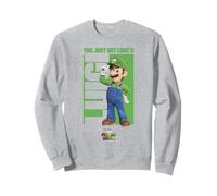 The Super Mario Bros. Movie Luigi You Just Got Luigi'd Logo Felpa